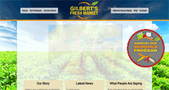 Desktop Screenshot of gilbertsfresh.com.au